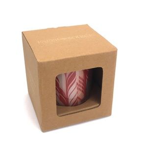 Set of 3 PAPER SOURCE Peppermint Vanilla Candy Cane Candle